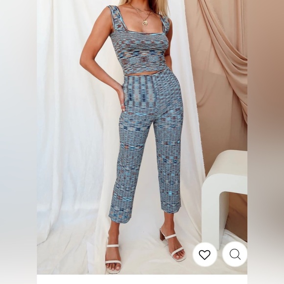 12th Tribe Cropped Tank and Pant Set - Picture 4 of 8